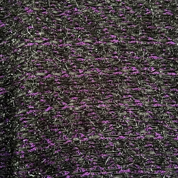 St. John Couture Purple Sparkly Cardigan size 14 - Picture 4 of 7